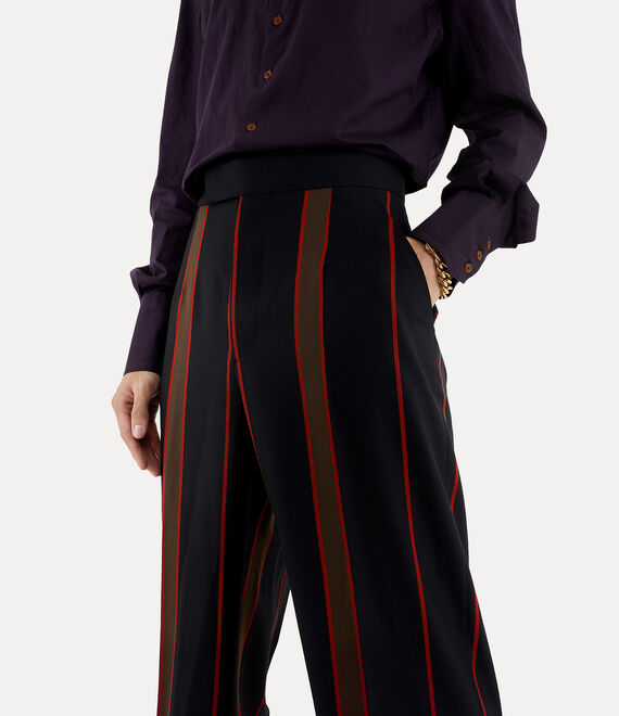 Vivienne Westwood Humphrey Trousers in BLACK STRIPE